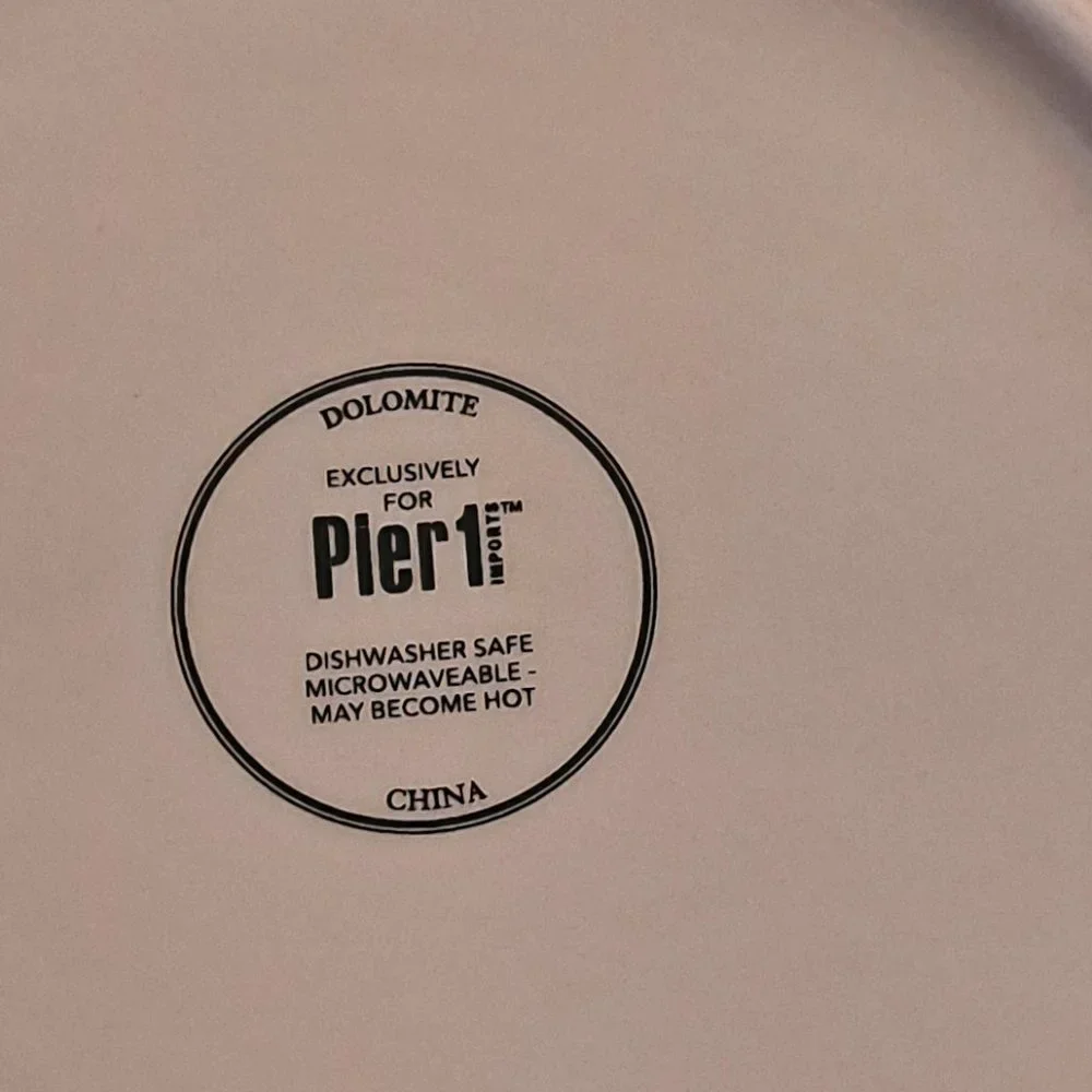 PIER ONE FERN PLATE